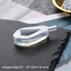 Pendant, silica gel mold, transparent glue, crystal, epoxy resin, Amazon, wholesale, with gem