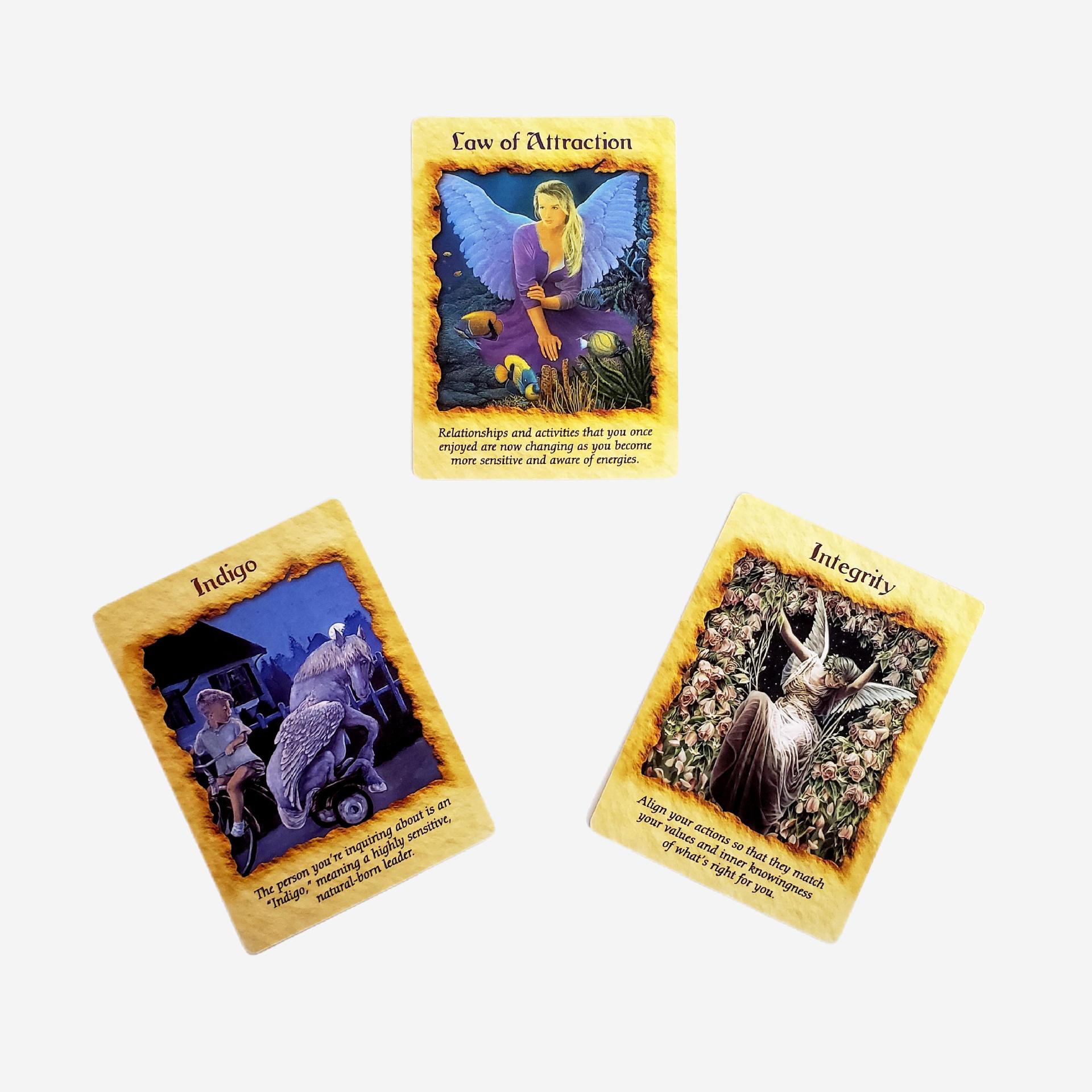 Angel Healing Oracle Cards Therapy Board Game For Party_voghion.com