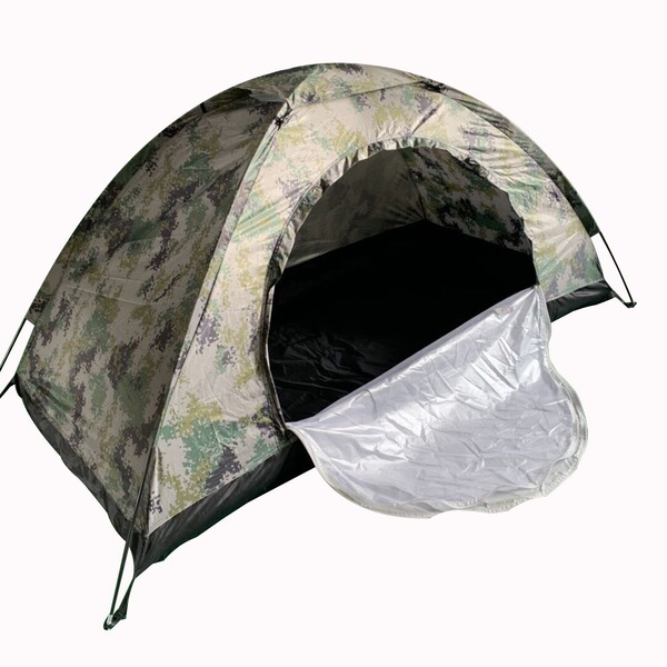 Camouflage travel tent for camping