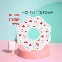 批发10片袋装婴儿宝宝免洗儿童口水巾外贸围嘴防水防油一次性围兜