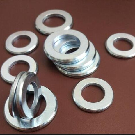 碳钢 蓝白锌 GB97.2 M30 33 36 倒角平垫圈 单面倒角华司垫片镀锌