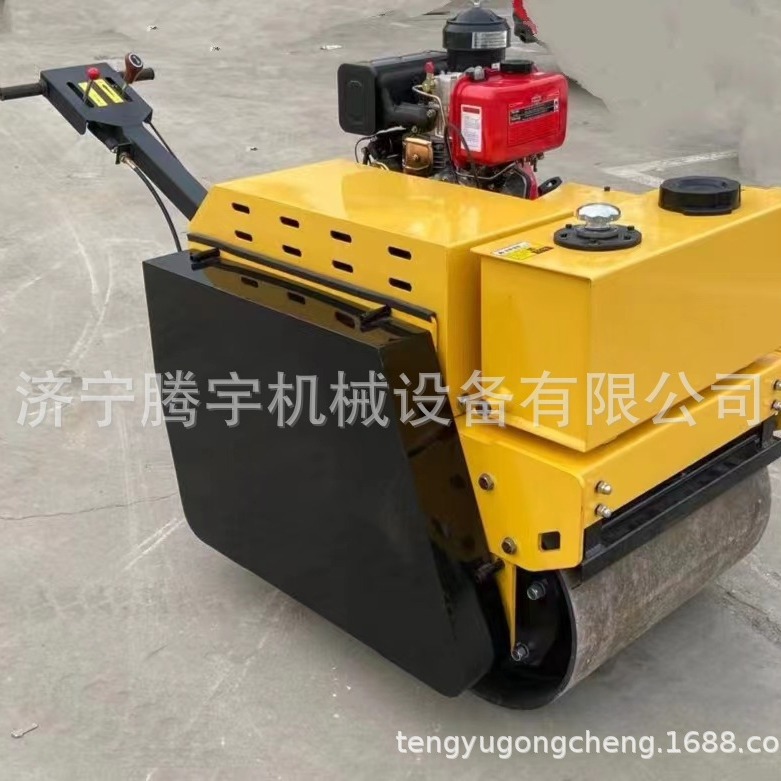 厂家现货压路机手扶式双钢轮压路机座驾式小型振动压路机
