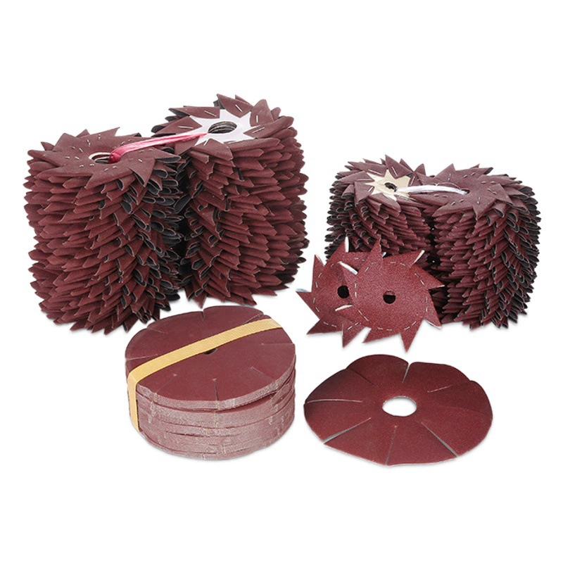 6 дюймов восьмиугольная наждачная бумага деревообрабатывающая наждачная бумага восьмилепестковая наждачная бумага полировка мебели зазор корень резьба по дереву заусенец угловая полировка