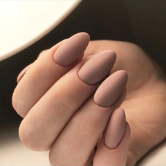 秋冬款暖色磨砂款美甲穿戴甲ins網紅同款甲片跨境專供假指甲貼片
