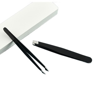 Spot wholesale stainless steel 96 eyebrow clip eyebrow clip eyebrow tweezers eyelash clip set eyelash tweezers eyebrow clip tweezers