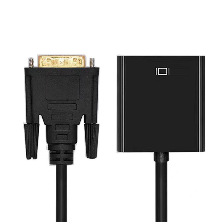 DVI в VGA проводка DVI24+1 к VGA конверсионная линия DVI в VGA кабель 1080p