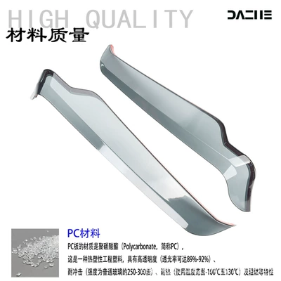 Suitable for Honda 25 Models Pcx160, Special Leg Wind Shield, Leg Protection, Knee Protection, Side Wind Deflector, Modification Accessories (Motorcycle front windshield) - smoke-gray