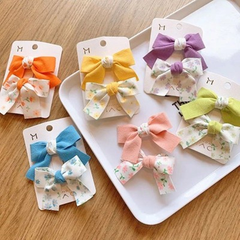 Horquilla para niños estilo coreano fresco ins arco horquilla clip lateral lindo no lastimar el pelo clip floral accesorios para el cabello