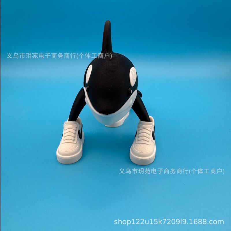 跨境新TungTungTungSahur全款AI山海经手办模型摆件外国爆款鲨鱼|undefined