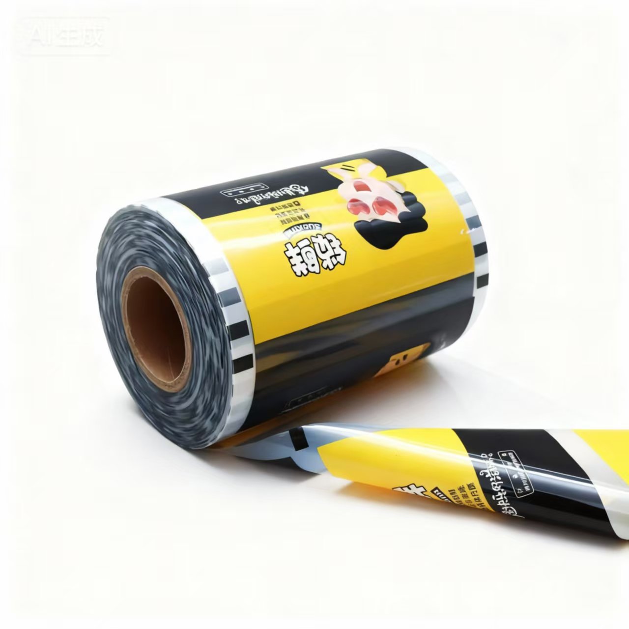 自动包装复合卷膜透明彩印pet封口易撕包装盖膜气调盒封口膜