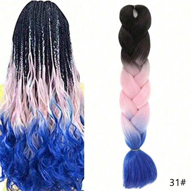 Peruca de trenza africana mujer color trenza artefacto de alta temperatura seda de trenza cabello cabello cab