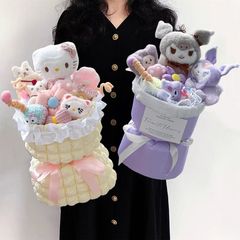 生日礼物女孩子儿童卡通花束玉桂狗库洛米帕恰狗送闺蜜毕业拍照厂