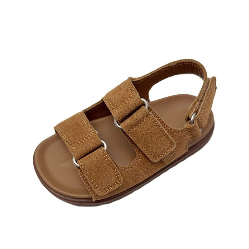 Sandalias para niños, estilo verano 2026, zapatos para niños estilo británico, zapatos de playa para niñas, suela suave, sandalias casuales para niños image 6