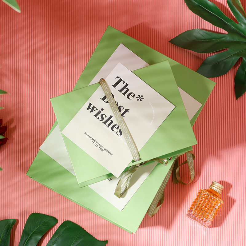 청소년 녹색 (선물 상자 선물 가방);19*12.5*8