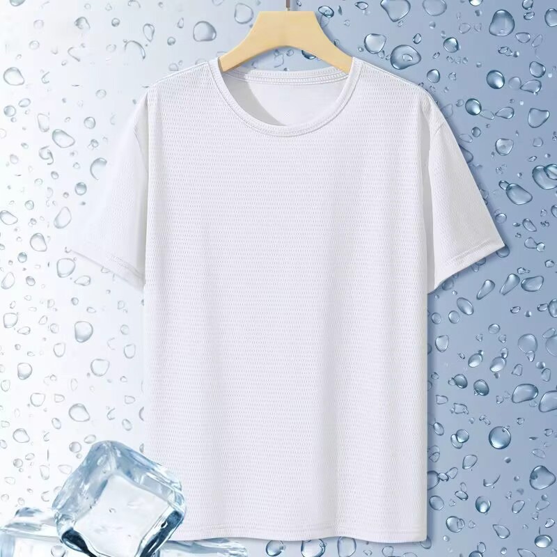 White, with short sleeve
