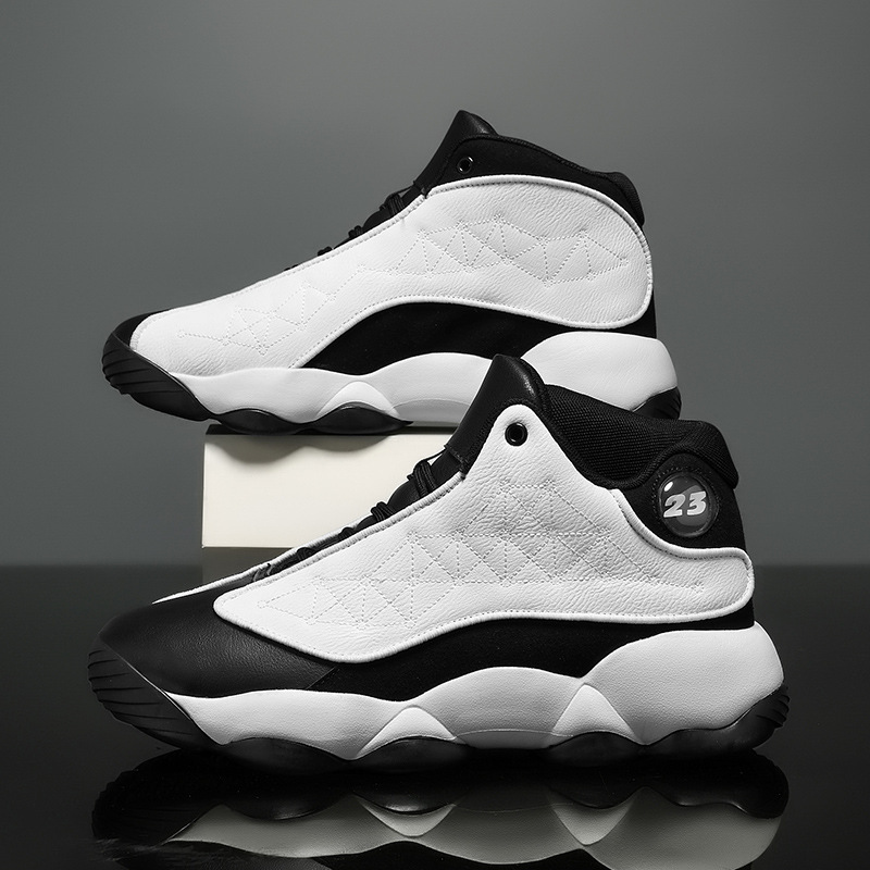 Zapatos deportivos de hombre otoño 2025 nuevos zapatos de cuero de moda coreana de comercio exterior de tamaño grande 48 zapatos de baloncesto image 6