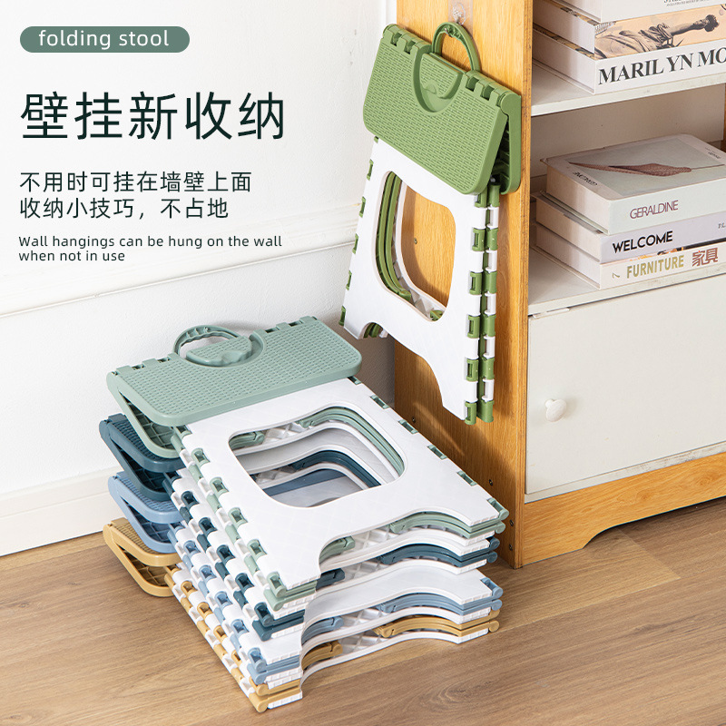 G& Foldable Stool Portable Home Use Low stool Mini Pallet Bench Outdoor Plastic Chair Fishing Chair Adult Shoe Changing Bench