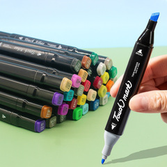 New children's set watercolor pen student graffiti double-head brush oily soft-head color marker painting marker pen