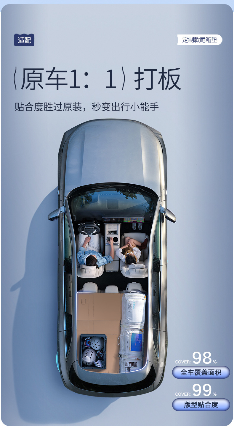 Suitable for Avita 07 Trunk Mat, Fully Surrounded by Avita 07Pro Modified Decorative Accessories, Tpe Trunk Mat