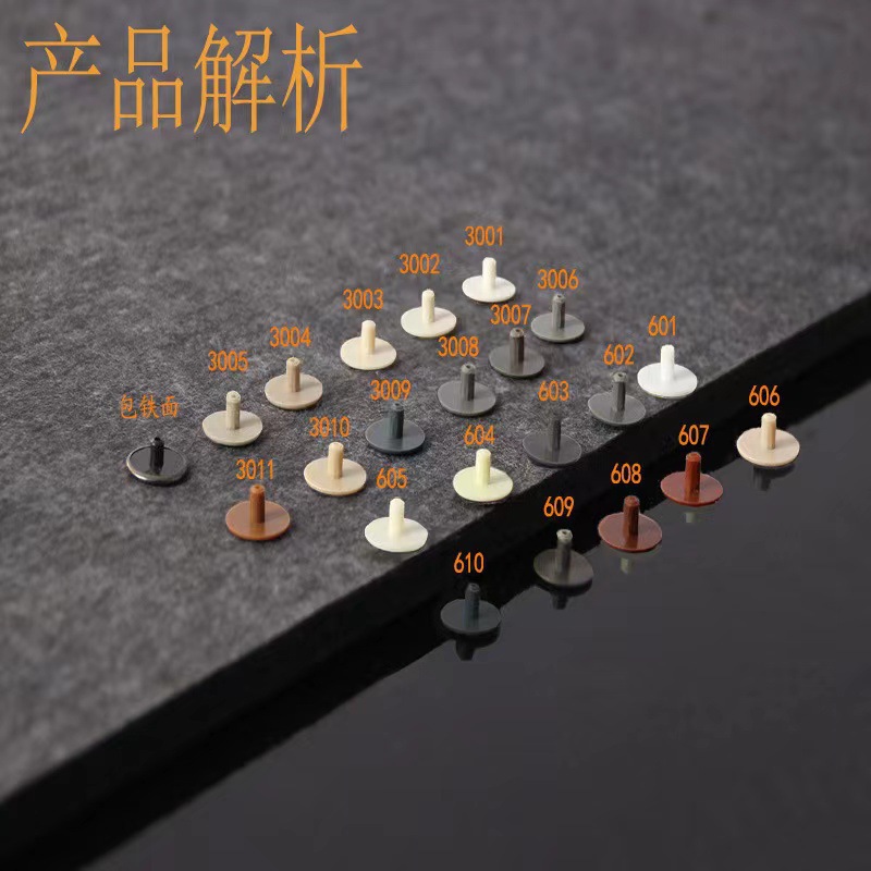 공장 3 대 1 12MM 인라인 장식 커버 플라스틱 커버 나사 편심 커버 구멍 플러그 덮인 철 커버