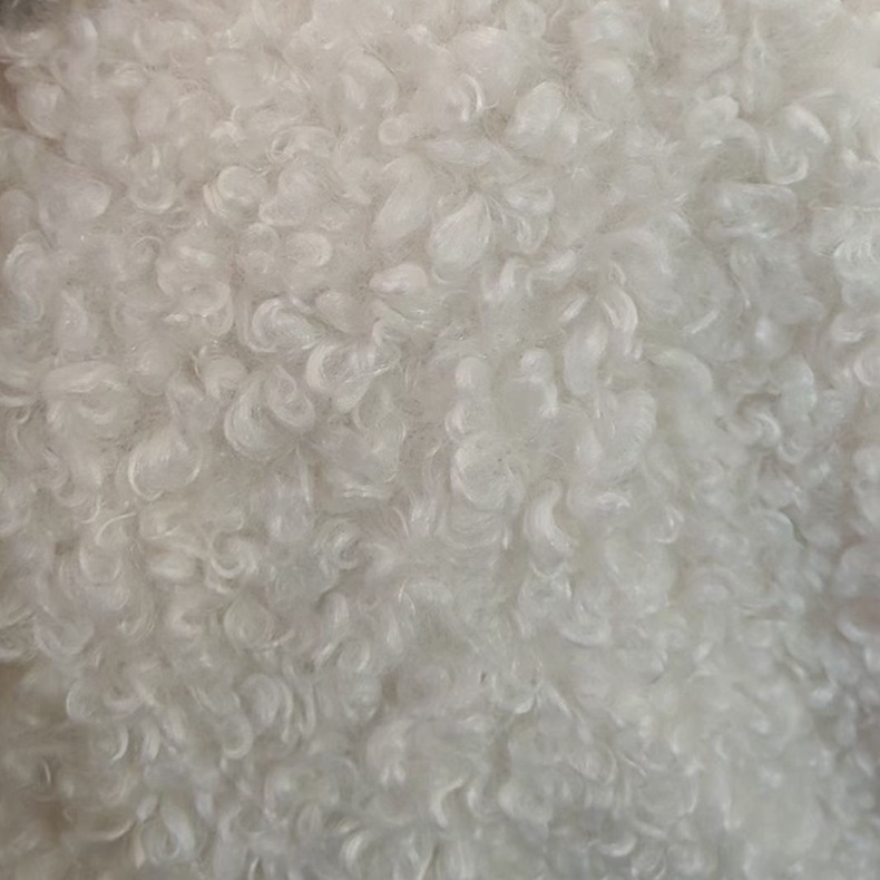 布料批发 中羊卷羊羔毛仿羊绒大羊卷布 毛绒外套抱枕宠物用品面料