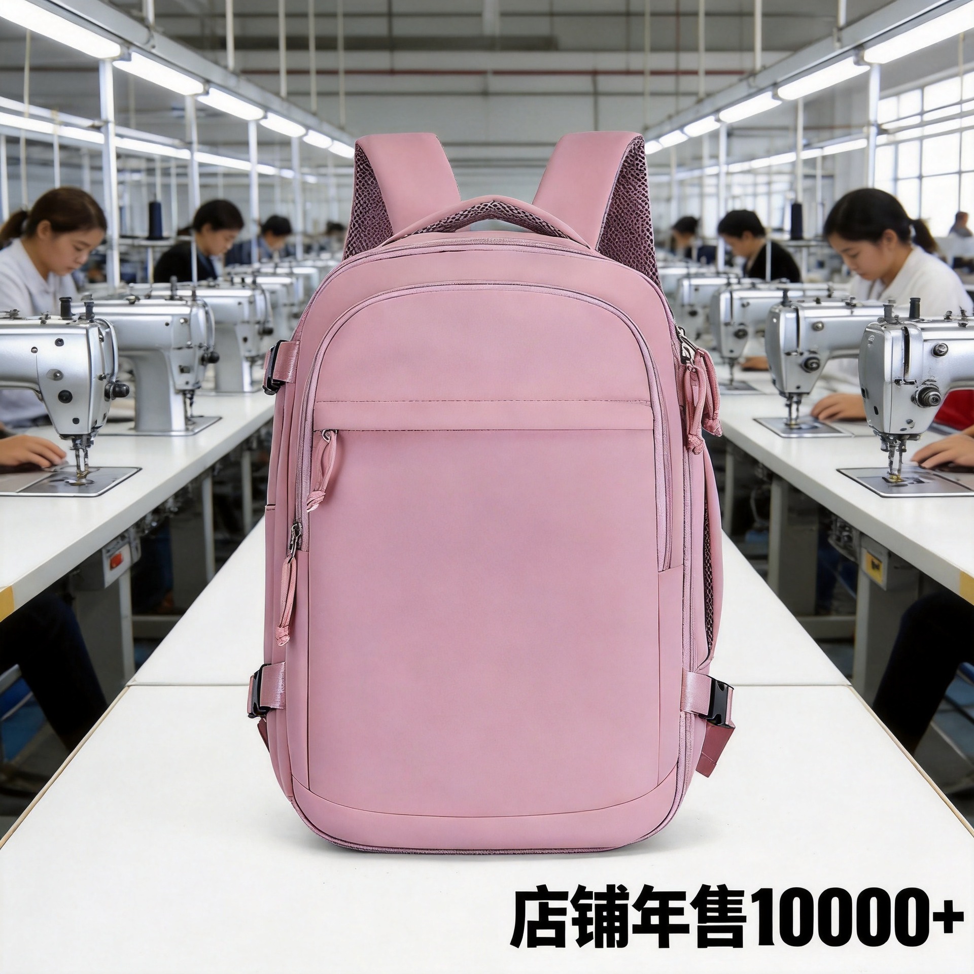Cross-border carry-on 2026 hot-selling simple, lightweight, durable, casual business travel laptop backpack