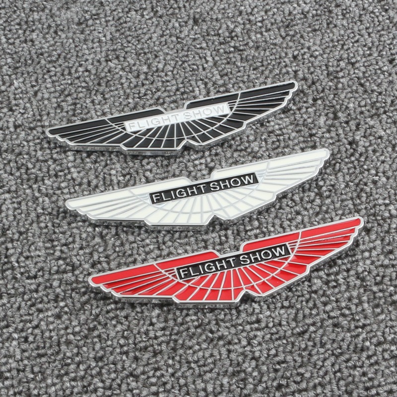 Car Modification Stickers Are Suitable for Porsche Car Logos, Lamborghini Metal Car Stickers, Stereo Stickers for Modified Steering Wheels