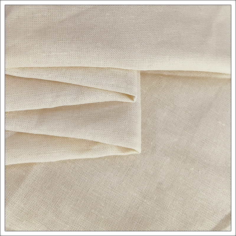 2119 Ramie cotton and linen blended fabric Ramie cotton plain hanfu dress casual pants blue shirt cloth