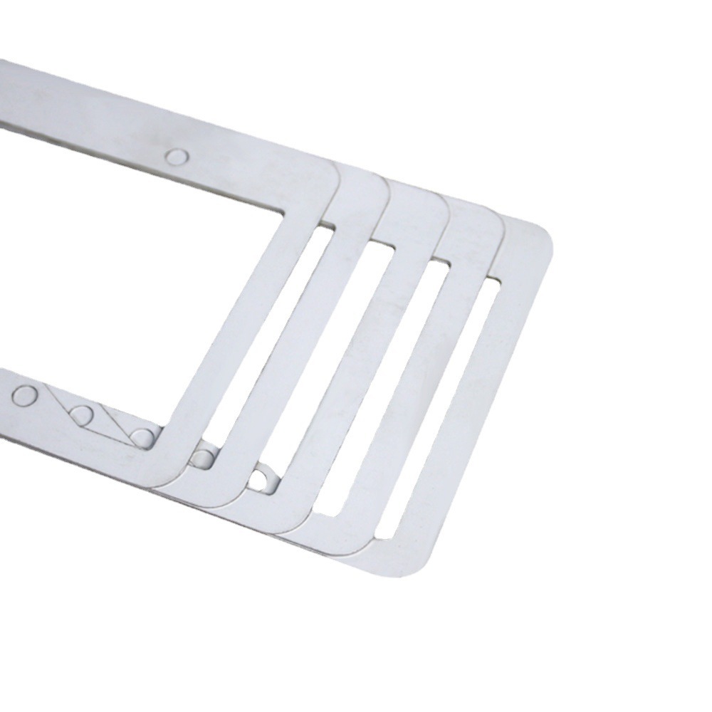 (2개) 번호판 프레임 공장 직접 알루미늄 자동차 미국 번호판 수정 랙 열 전달 성격 DIY 소재