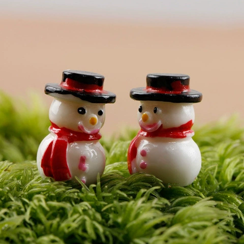 Jingyuan ремесла фабрика мох микро пейзаж ювелирные изделия Рождественская шапка Снеговик кукла DIY сборка маленькие украшения игрушка