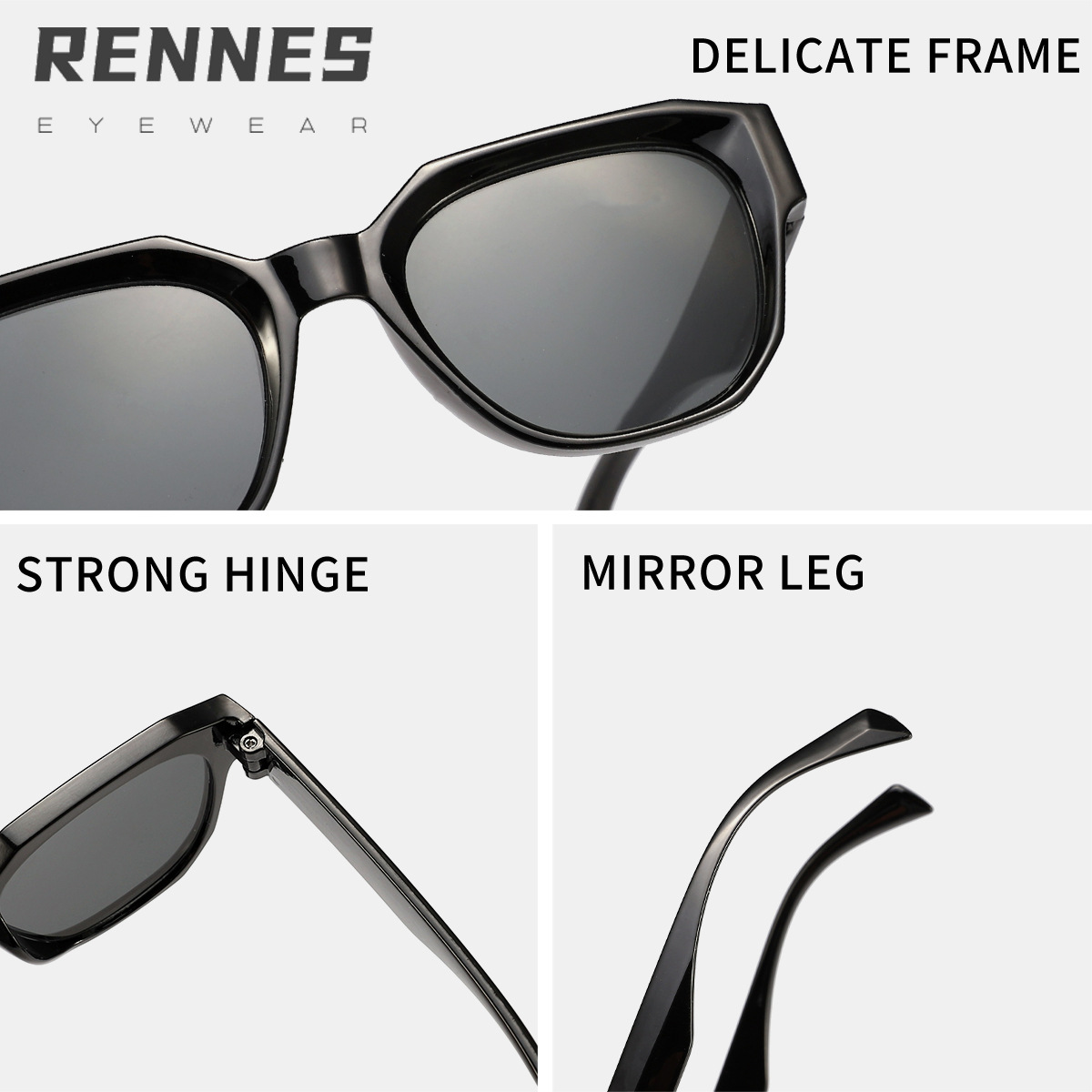 Nuevas gafas de sol para niños transfronterizas, tendencia europea y americana, marco pequeño, marco poligonal de moda, gafas de sol coloridas