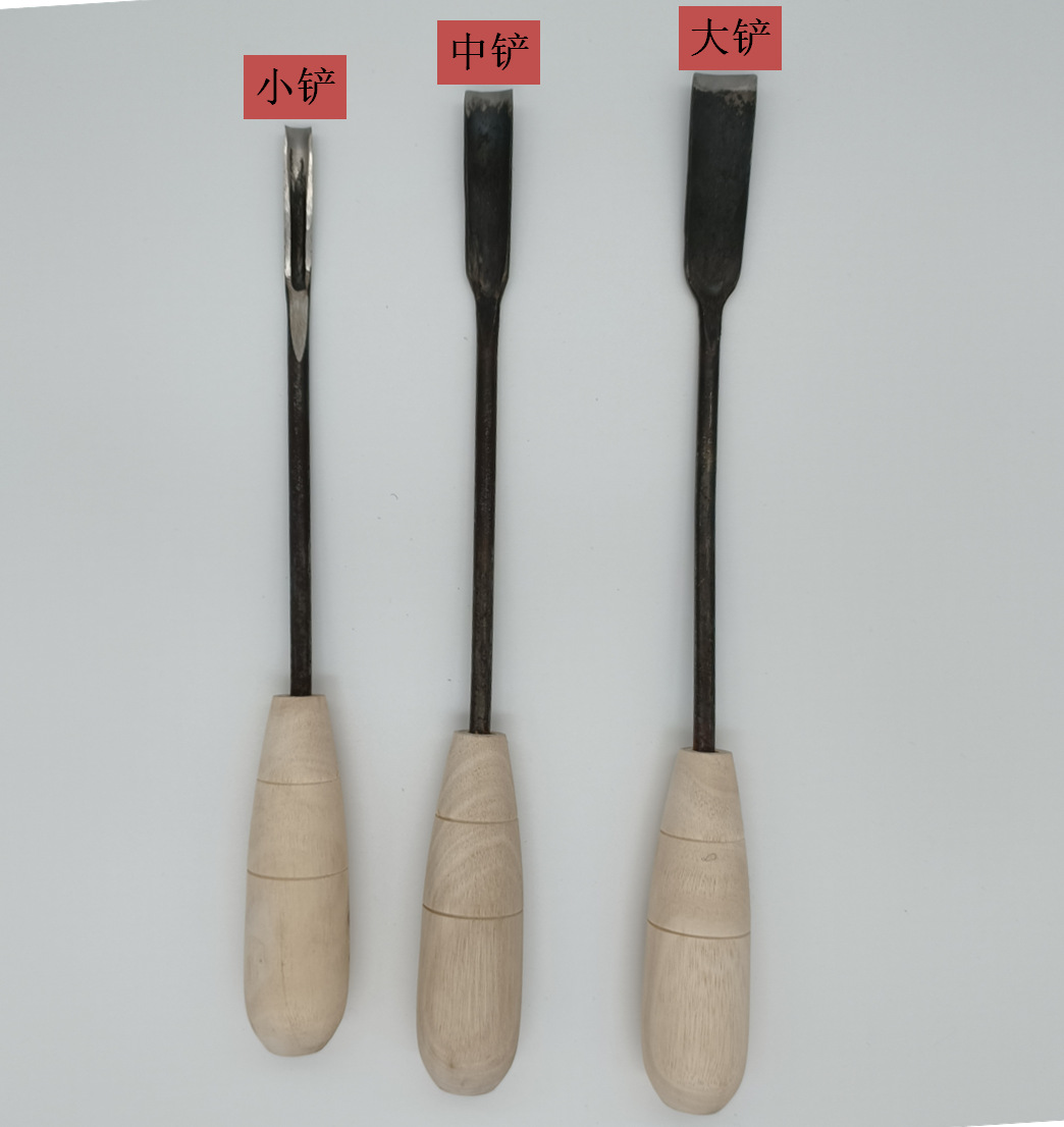 沉香刀 刮香刀工具刀 木刻勾丝铲刀直弯刀香农小铲刀中铲刀大铲刀