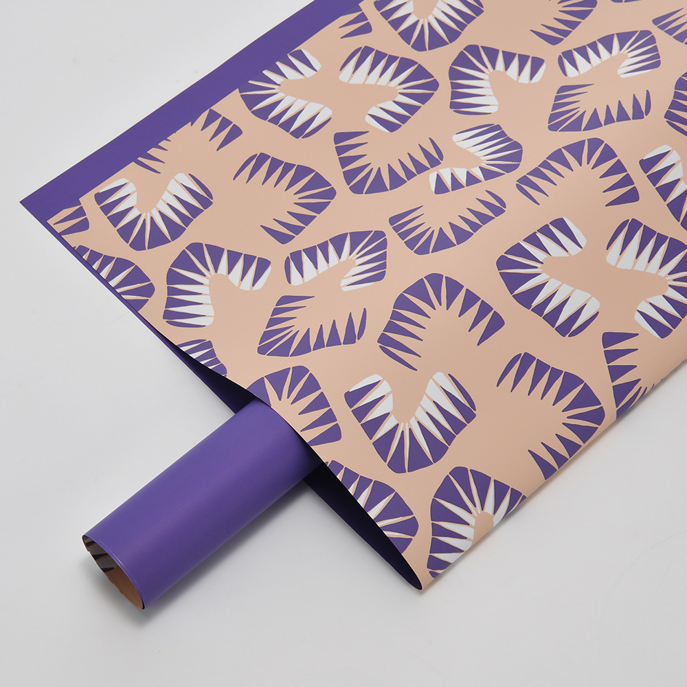 Fábrica de fiestas de flores originales transfronterizas floristas paquetes de flores de papel de embalaje de regalos de floristas de dos colores