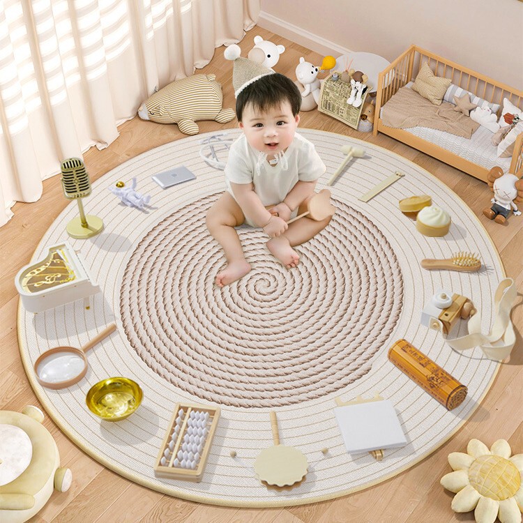Baby's Weekly Supplies One-year-old suit One-year-old Boys and Girls Arrange Modern Props Full Set of Log Scratch Carpet
