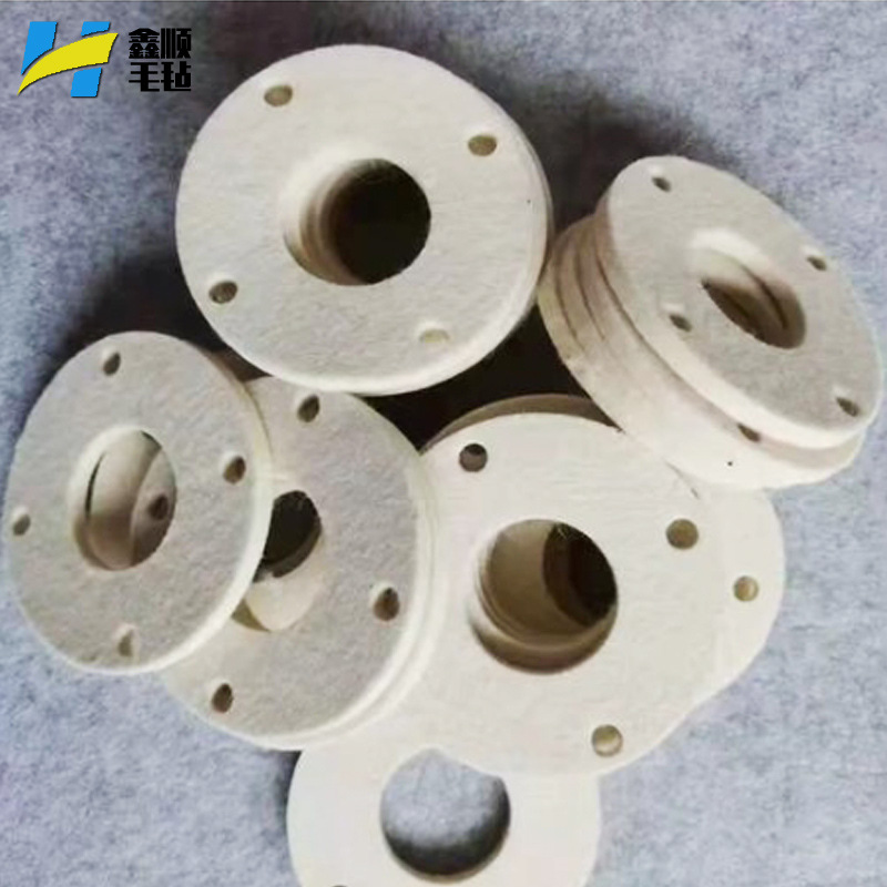 批发双面胶异形吸墨羊毛毡垫圈 工业机械高密度书画毡垫羊毛毡垫