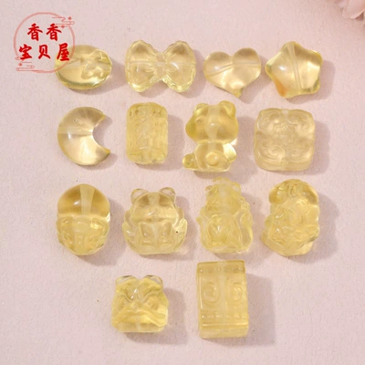Piezoelectric Citrine Moon Love: Zərgərlik ara hissələri