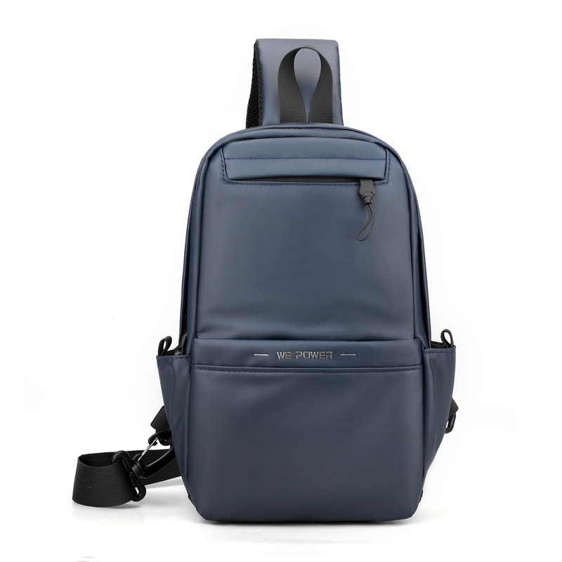 WEPOWER nuevo bolso de pecho de los hombres de moda casual multi-funcional bolsa de mensajero de viaje portátil de negocios bolsa de pecho