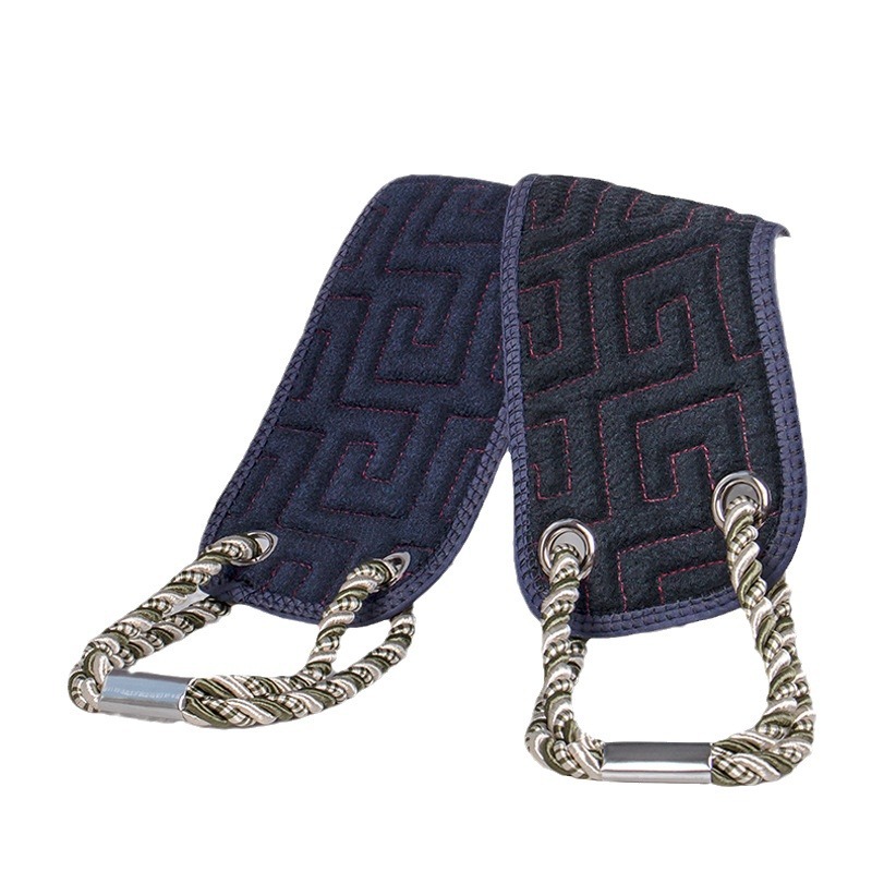 Toalla de baño Toalla de doble cara fuerte hacia atrás Tira de la espalda de los hombres y las mujeres de descontaminación de barro frotamiento artefacto Toalla de baño de espalda larga