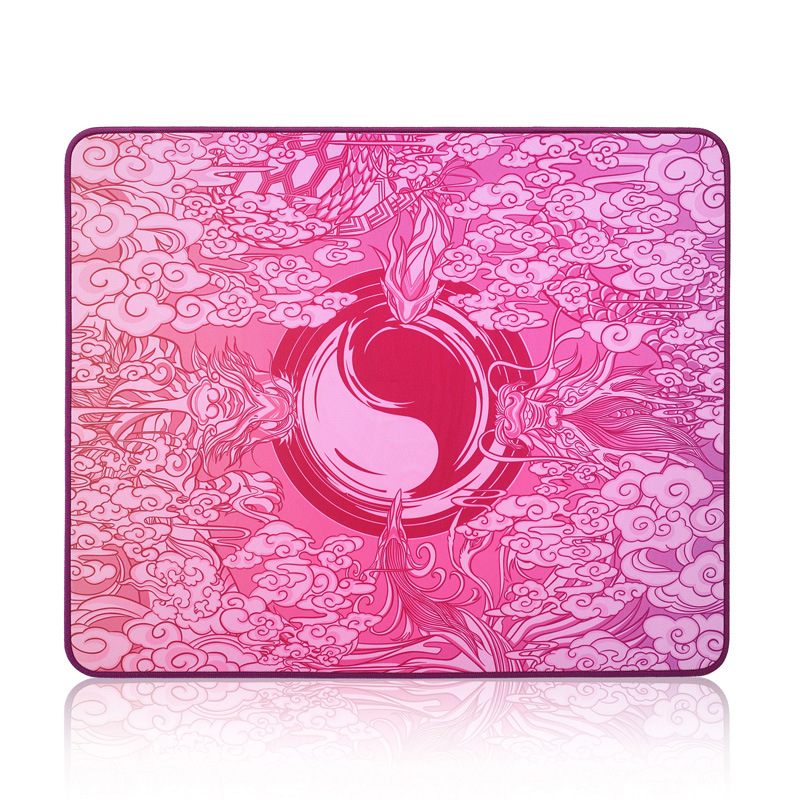 Tigre personaje alfombrilla de ratón juego profesional e-sports control recubierto Shanhai Master Ling Yun vidrio de pulpa verde