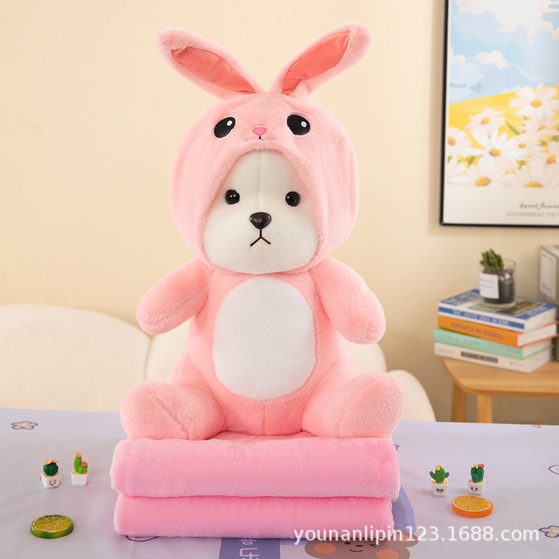 Oficina de dibujos animados almohada edredón de doble propósito almohada cojín del coche multi-funcional manta siesta Comercio exterior al por mayor