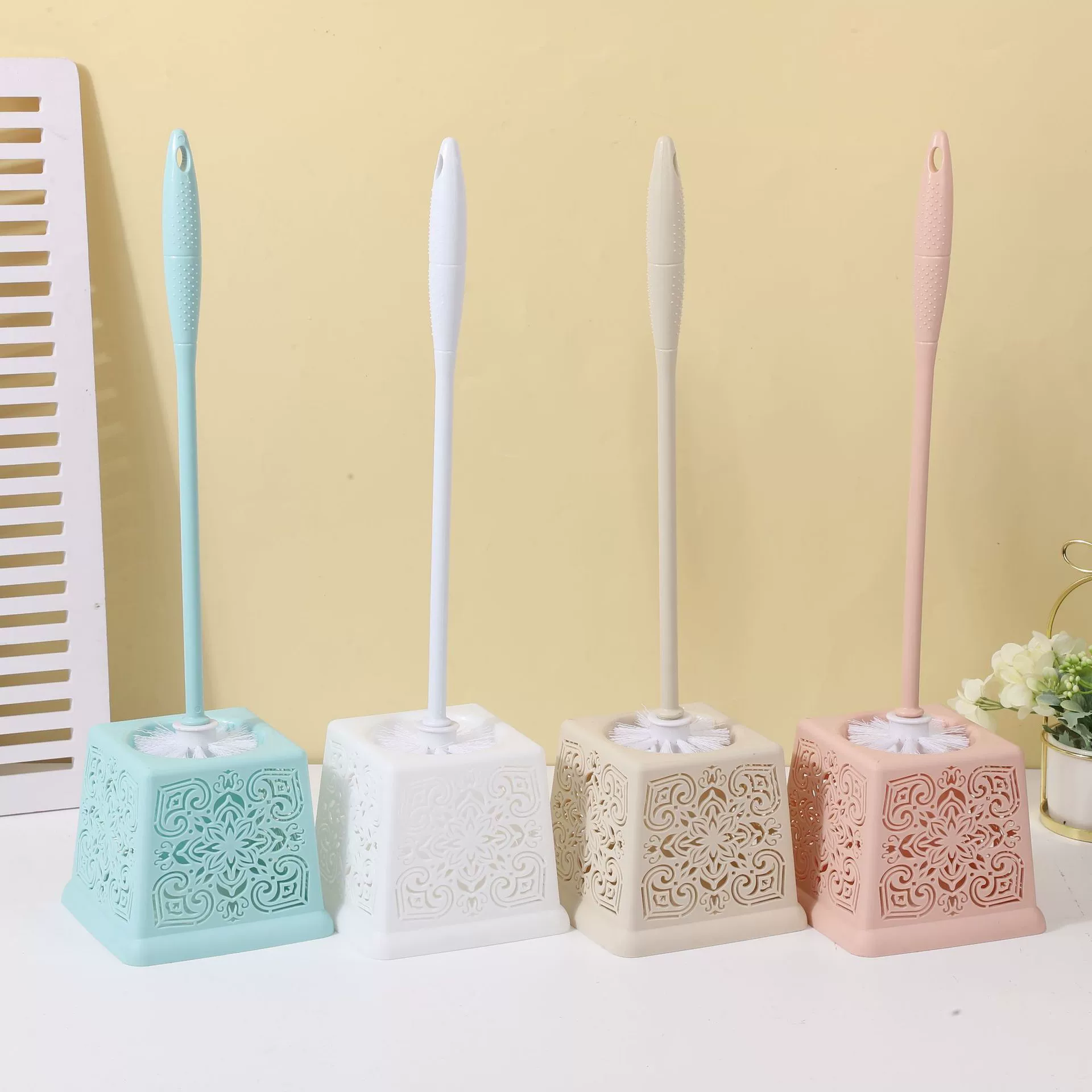 7783 без перфораций с квадратным основанием туалетная щетка для чистки туалета пластиковая туалетная щетка для внешней торговли оптом