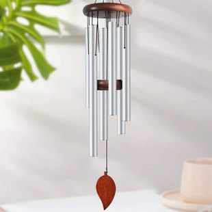 Cross-border explosions retro metal wind chime high sense aluminum tube wind chime home wall hanging decoration soft outfit collection wholesale