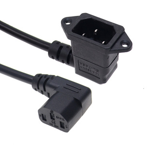Ʒ��β���Dĸ�p���^���L��IEC320C14 to C13�Դ��0.75ƽ�����~��