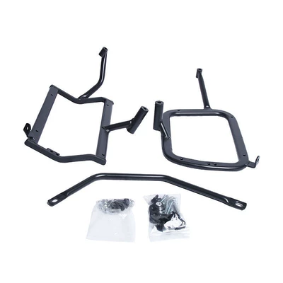 Suitable for 24 DS525X infinite aluminum alloy side box rack tail box rack tail box three box rack tail storage box (Motorcycle trunk) - wuji-ds525x-frame-carbon-steel