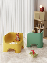 凳子家用矮凳儿童小板凳宝宝塑料靠背椅子加厚成人方凳客厅茶几凳