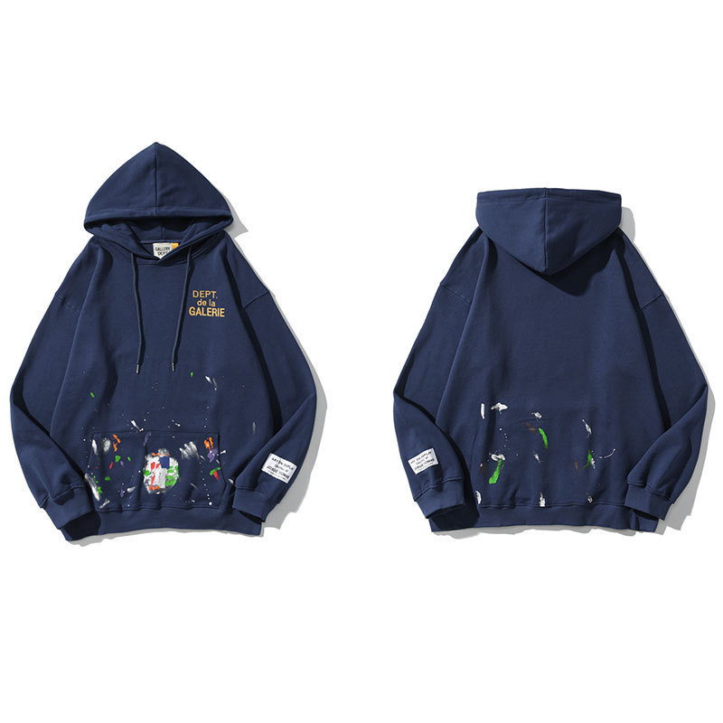 外単Gallery Dept経典アルファベットスローガンlogo腕炎プリントファッションパーカー|undefined
