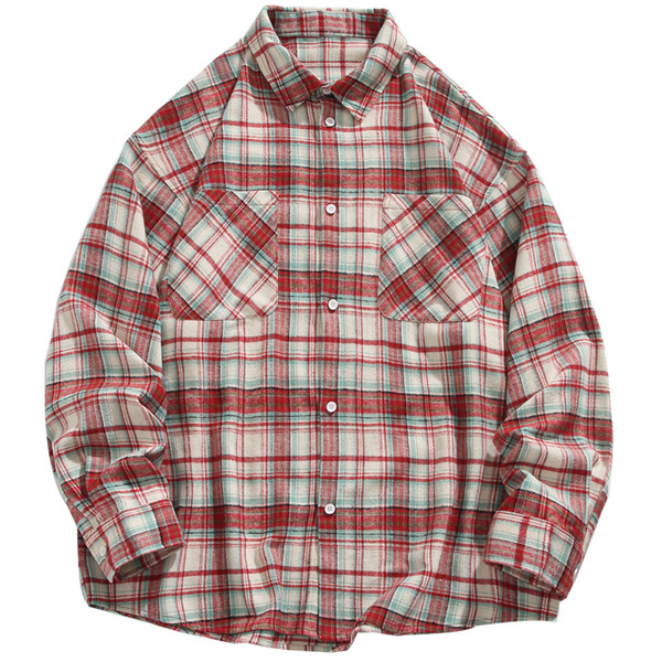 Spring autumn retro trend shirt for men and women