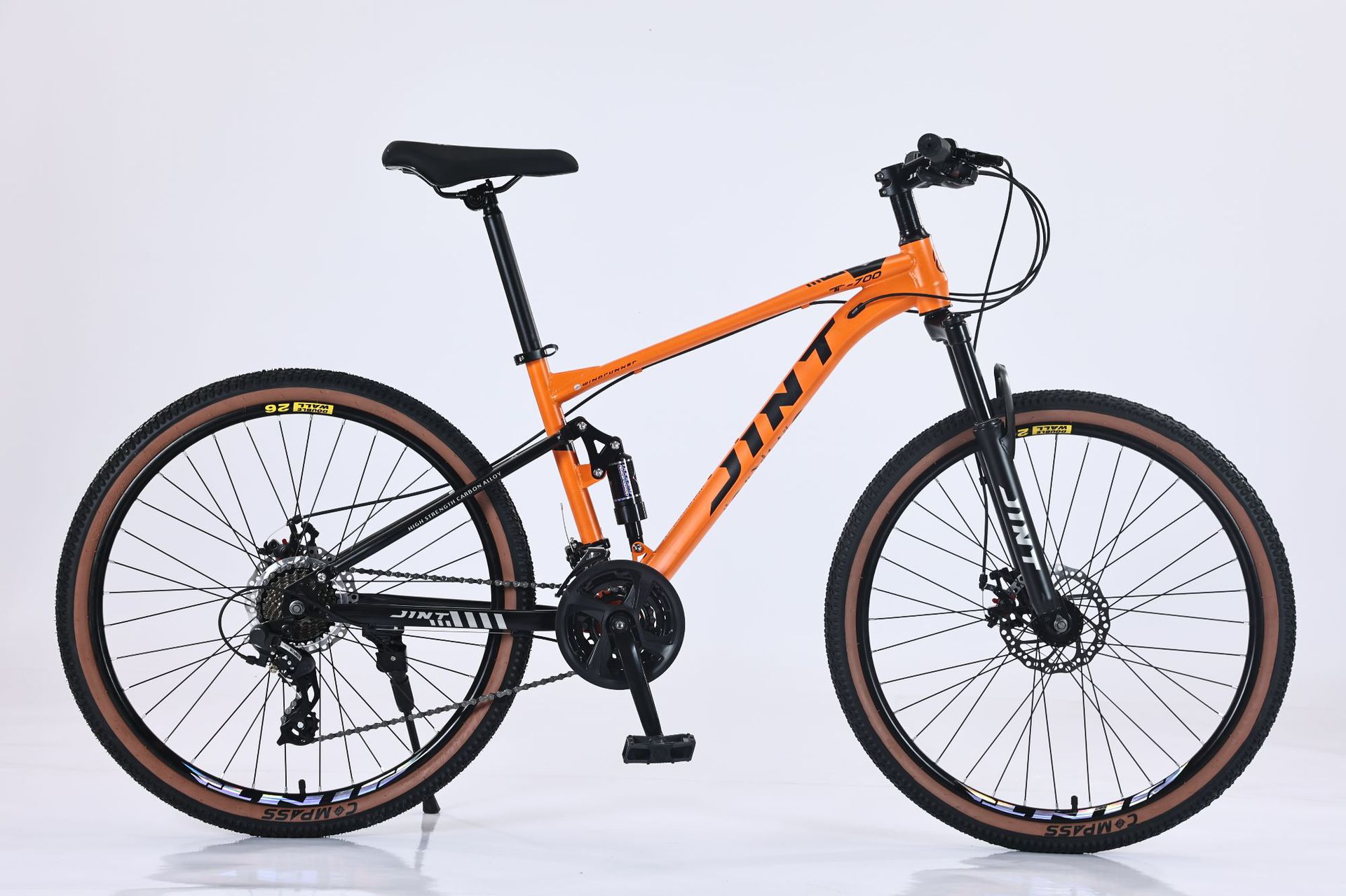 Bicicleta de montaña de velocidad variable transfronteriza doble amortiguación juvenil cross-country bicicletas de paso ligeras para hombres y mujeres