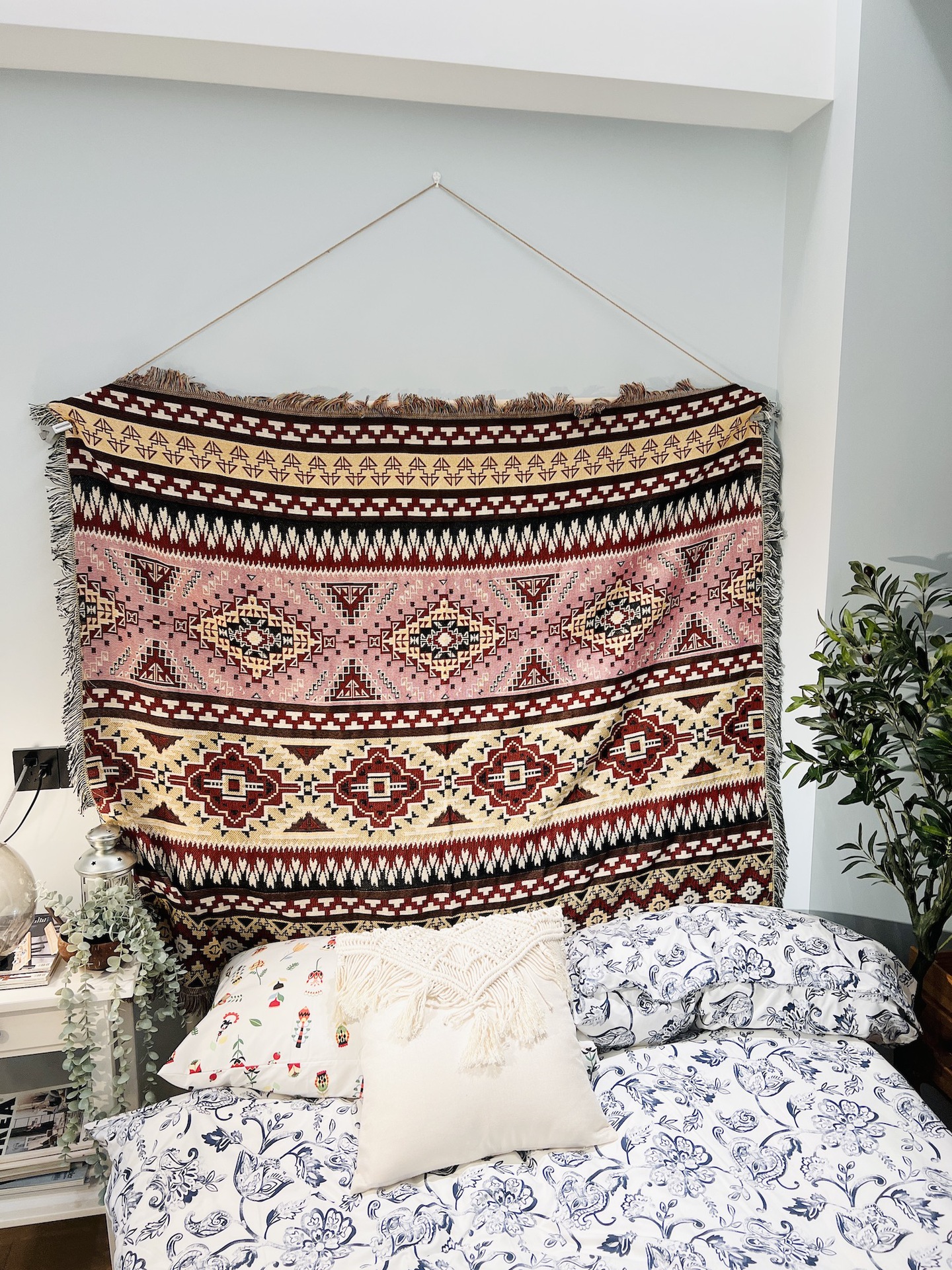 wall hangings Moroccan picnic camping sofa blanket RV blanket_voghion.com