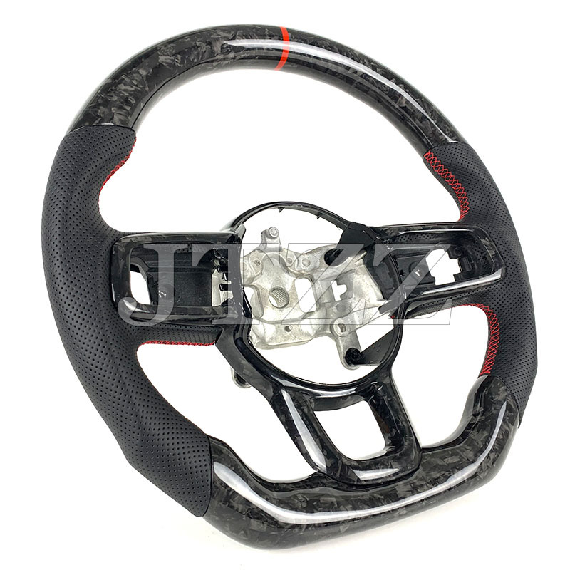 Suitable for Jeep JEEP Wrangler JKJL Gladiator Sport Carbon Fiber Steering Wheel Modified Leather